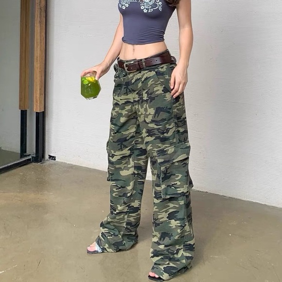 camouflage pattern style pant